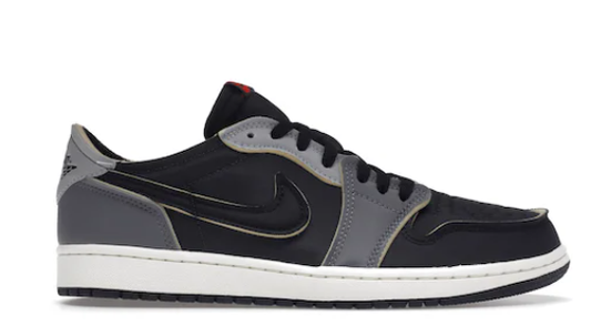 Air Jordan 1 Retro Low OG - Black, Dark Smoke Grey, Light Smoke Grey, Sail & Coconut Milk